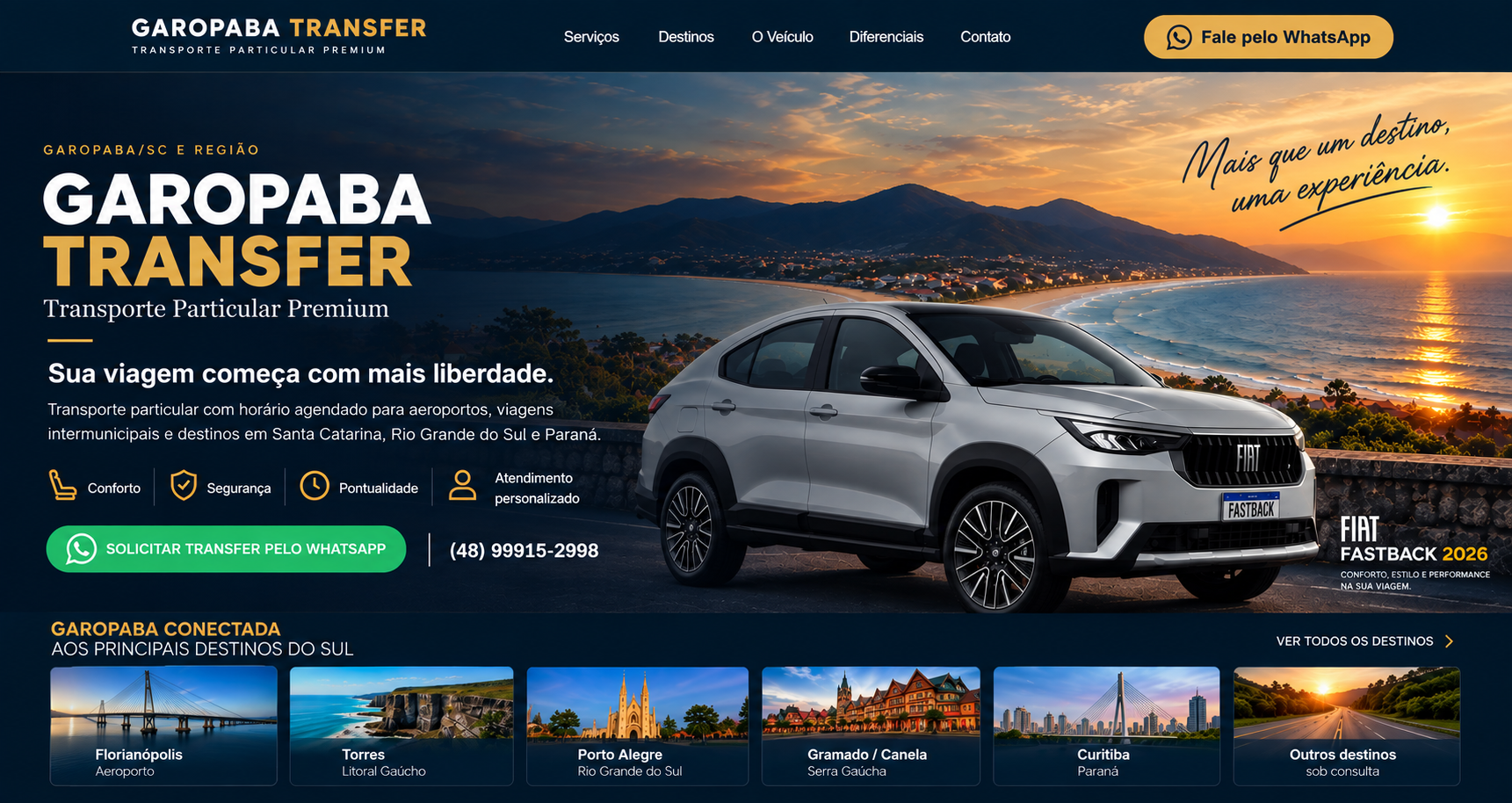 Garopaba Transfer - Transporte Particular Premium