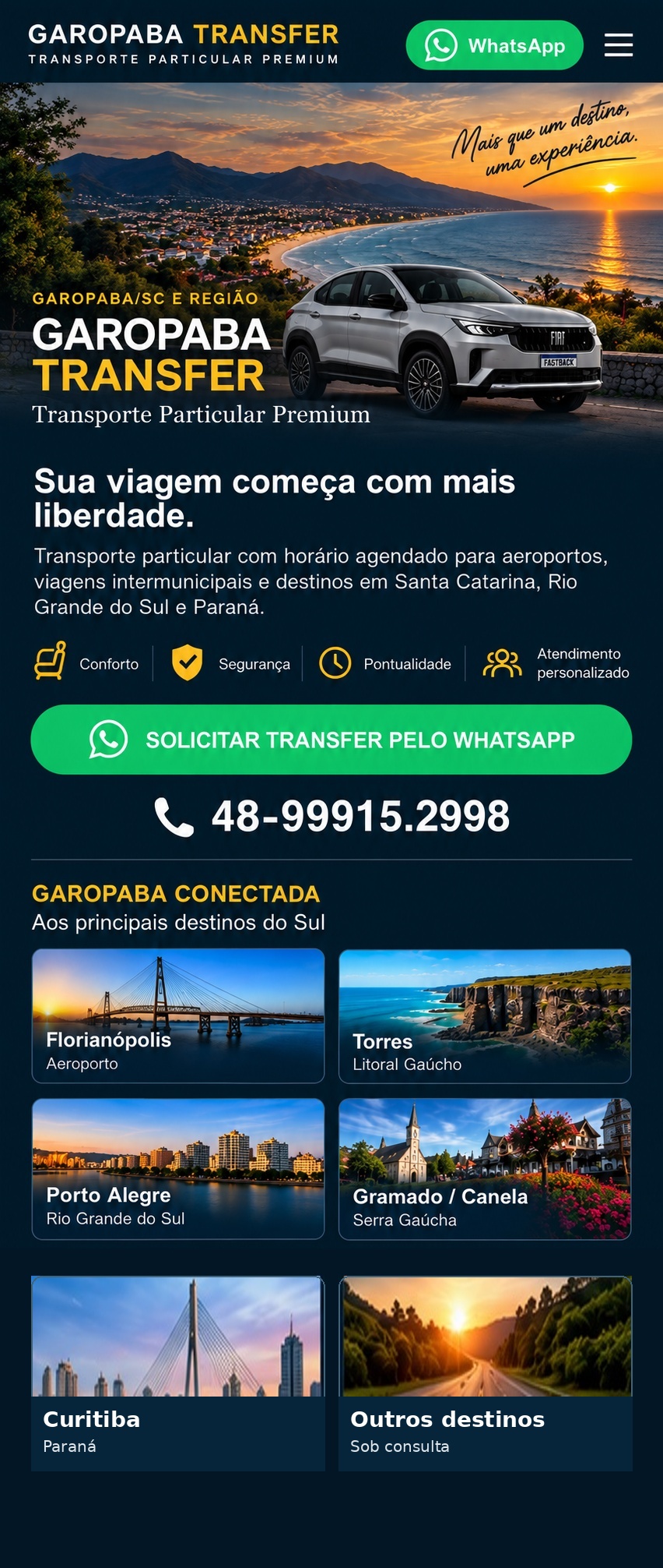 Garopaba Transfer - todos os destinos